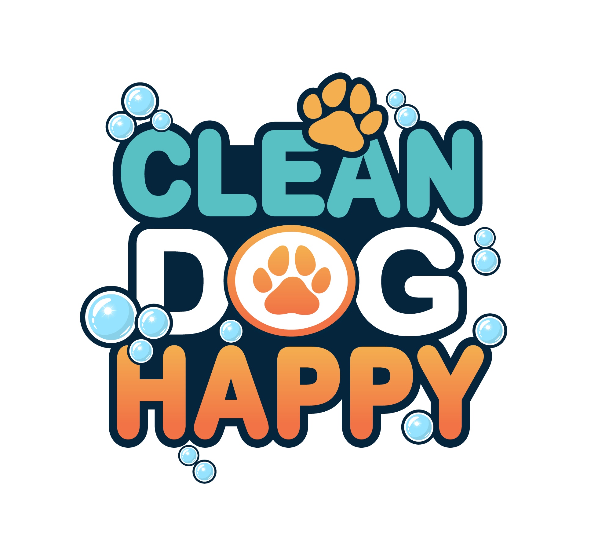 Clean Dog Happy Logo